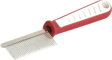 Comb Metal With Handle Medium