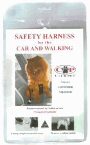 Car and Walking Harnesses (various sizes)